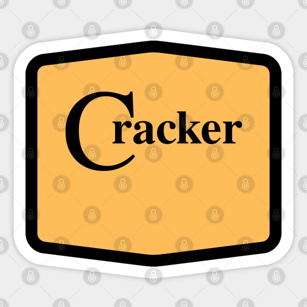 Cracker Sticker by Low Life Shirts